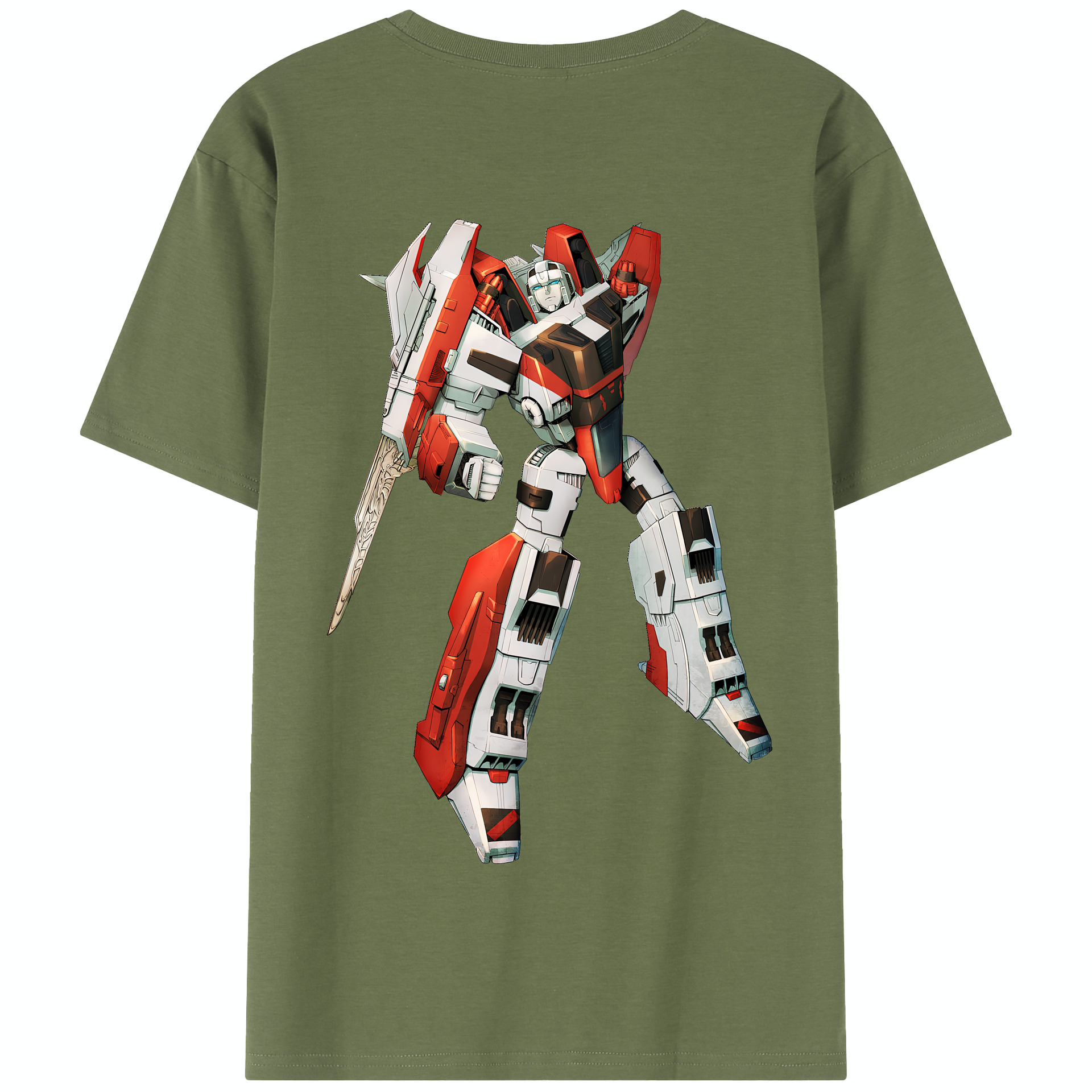 （画像用） Transformers トランスフォーマー 綿100％半袖Tシャツ（背面プリント）